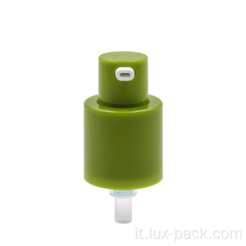 Pompa per trattamento con lozione in plastica in plastica d'oro d'argento pompa crema
